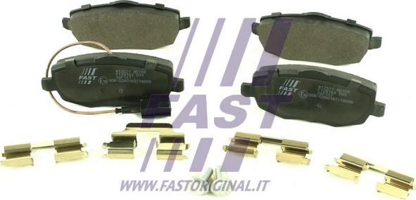 Fast FT29164 - Brake Pad Set, disc brake autospares.lv