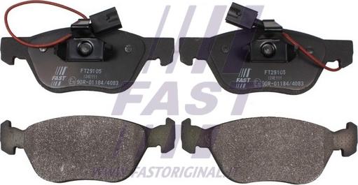 Fast FT29105 - Brake Pad Set, disc brake autospares.lv