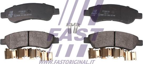 Fast FT29131 - Brake Pad Set, disc brake autospares.lv