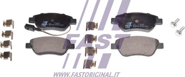 Fast FT29124 - Brake Pad Set, disc brake autospares.lv