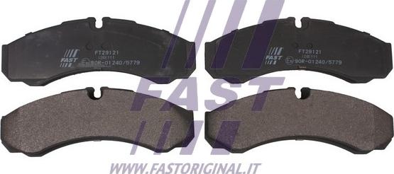 Fast FT29121 - Brake Pad Set, disc brake autospares.lv