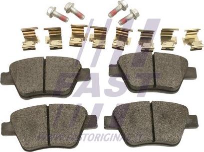 Fast FT29172 - Brake Pad Set, disc brake autospares.lv