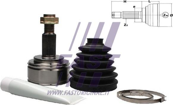 Fast FT25093K - Joint Kit, drive shaft autospares.lv