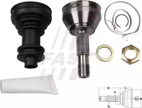 Euro Driveline CT223 - Drive Shaft autospares.lv