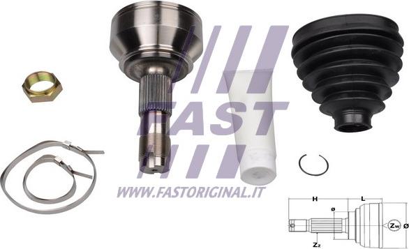 Fast FT25080K - Joint Kit, drive shaft autospares.lv