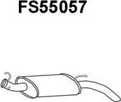 Faurecia FS55057 - End Silencer autospares.lv