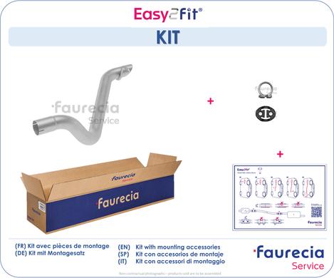 Faurecia FS50111 - Exhaust Pipe autospares.lv