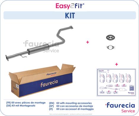 Faurecia FS05186 - Middle Silencer autospares.lv