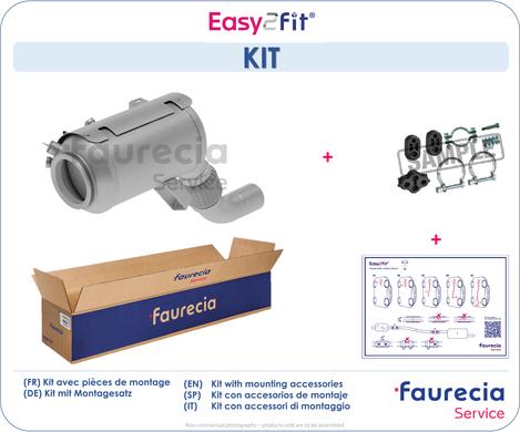 Faurecia FS10105S - Soot / Particulate Filter, exhaust system autospares.lv