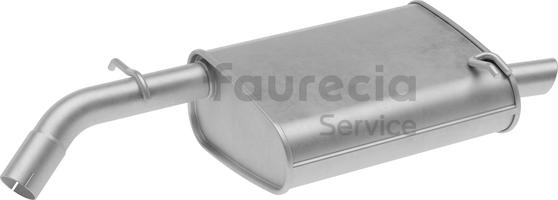 Faurecia FS17047 - End Silencer autospares.lv