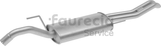 Faurecia FS80289 - End Silencer autospares.lv