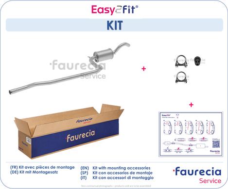 Faurecia FS30633 - Front Silencer autospares.lv