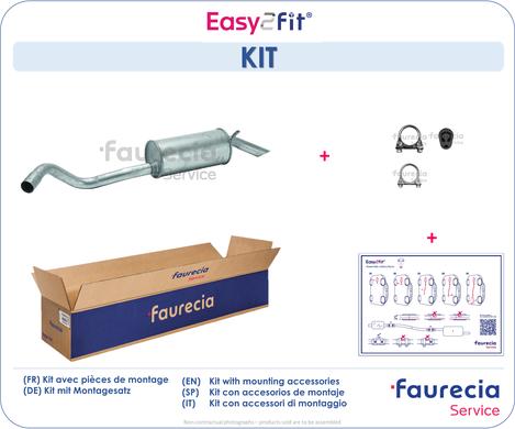 Faurecia FS30020 - Middle Silencer autospares.lv