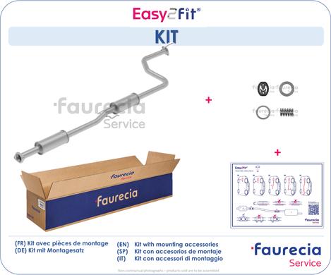 Faurecia FS33045 - Middle Silencer autospares.lv