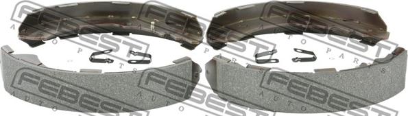 Febest 0402-KB4TR - Brake Shoe Set, parking brake autospares.lv