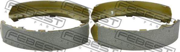 Febest 0502-BT50R - Brake Shoe, Drum brakes autospares.lv