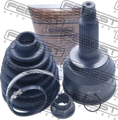 Febest 0510-049 - Joint Kit, drive shaft autospares.lv