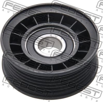 Febest 0587-GG - Pulley, v-ribbed belt autospares.lv