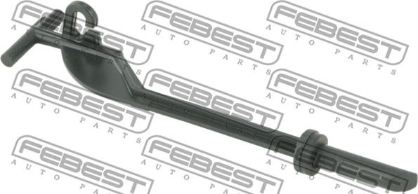 Febest 0199-AZT250FD - Hinge, fuel tank filler flap autospares.lv