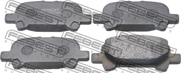 Febest 0101-ACV30R - Brake Pad Set, disc brake autospares.lv