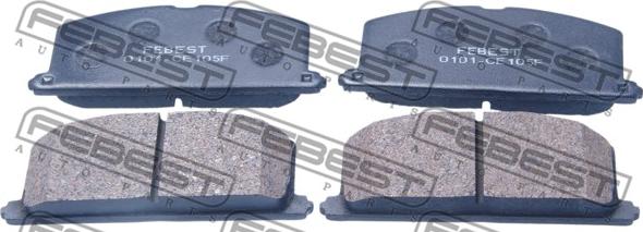 Febest 0101-CE105F - Brake Pad Set, disc brake autospares.lv