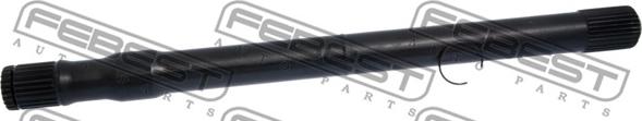 Febest 0112-LC80RH - Drive Shaft autospares.lv