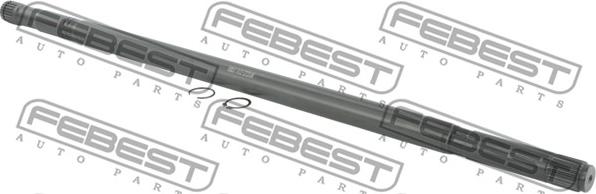 Febest 0112-ZZT251RH - Drive Shaft autospares.lv