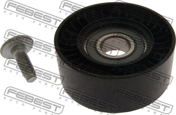 Febest 0187-2ADFHV - Pulley, v-ribbed belt autospares.lv