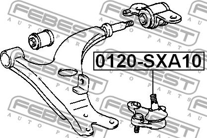 Febest 0120-SXA10 - Ball Joint autospares.lv