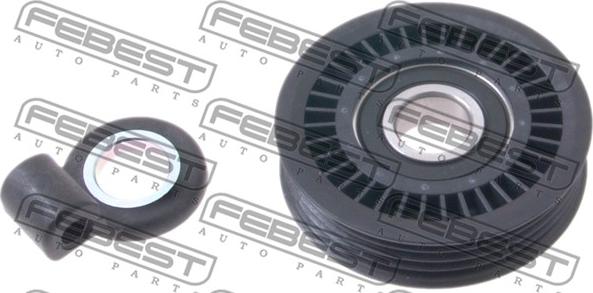 Febest 0887-B13 - Pulley, v-ribbed belt autospares.lv