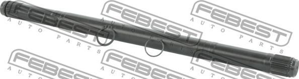 Febest 0312-RD1LH - Drive Shaft autospares.lv