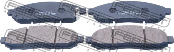Febest 0201-R51MF - Brake Pad Set, disc brake autospares.lv