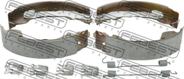 Febest 0202-K12R - Brake Shoe Set autospares.lv