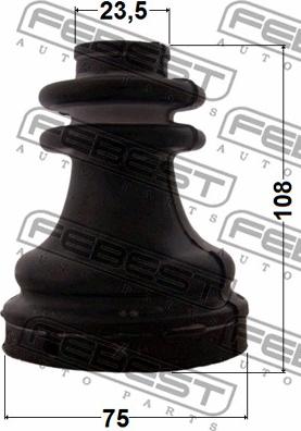 Febest 0215-G15RAATT - Bellow, drive shaft autospares.lv