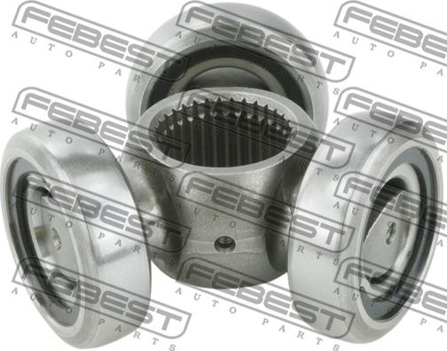 Febest 0216-J10 - Tripod Hub, drive shaft autospares.lv