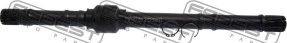 Febest 0212-SR20RH - Drive Shaft autospares.lv