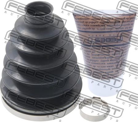 Febest 0217P-V42 - Bellow, drive shaft autospares.lv