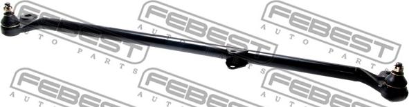 Febest 0222-R20 - Inner Tie Rod, Axle Joint autospares.lv