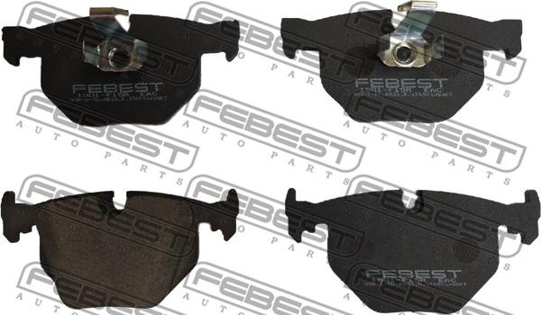 Febest 1901-F15R - Brake Pad Set, disc brake autospares.lv