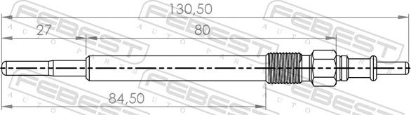 Febest 16642-001 - Glow Plug autospares.lv