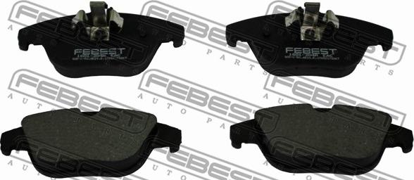 Febest 1601-204R - Brake Pad Set, disc brake autospares.lv