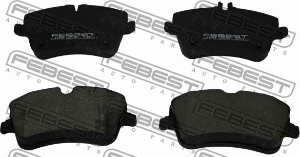 Febest 1601-203F - Brake Pad Set, disc brake autospares.lv