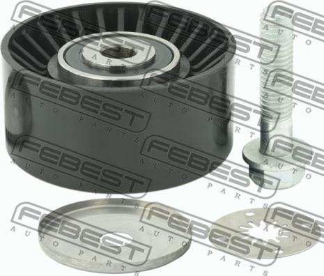 Febest 1088-J300 - Pulley, v-ribbed belt autospares.lv