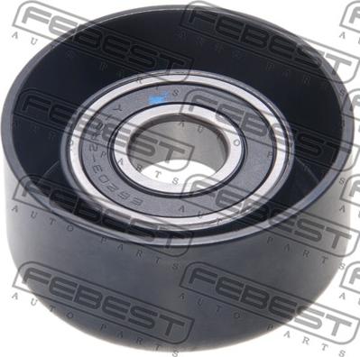 Febest 1887-ZFC - Pulley, v-ribbed belt autospares.lv