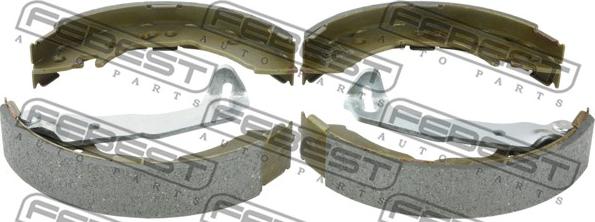 Febest 1202-ACCR - Brake Shoe, Drum brakes autospares.lv