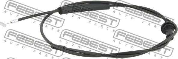 Febest 12101-TBL - Bonnet Cable autospares.lv