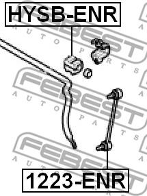 Febest 1223-ENR - Rod / Strut, stabiliser autospares.lv