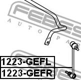 Febest 1223-GEFL - Rod / Strut, stabiliser autospares.lv