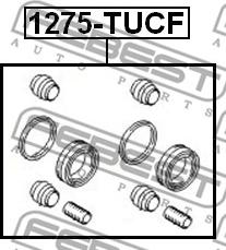 Febest 1275-TUCF - Repair Kit, brake caliper autospares.lv