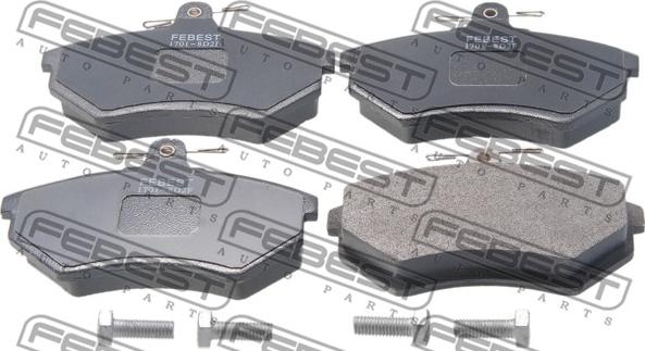 Febest 1701-8D2F - Brake Pad Set, disc brake autospares.lv